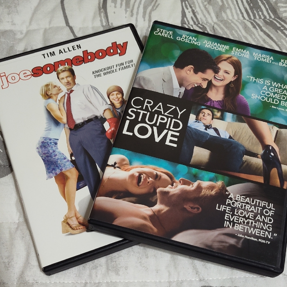 DVDs - Joe Somebody & Crazy Stupid Love